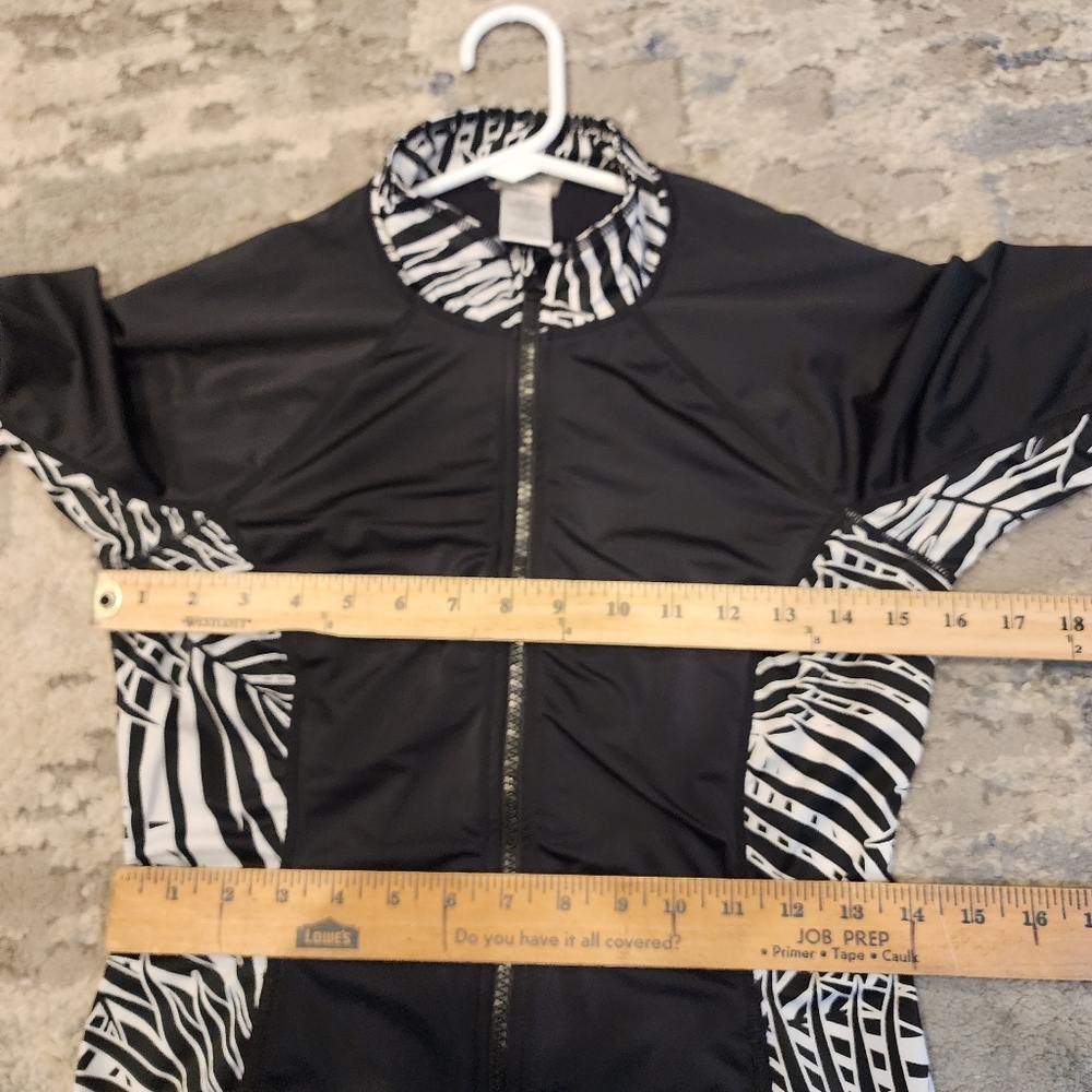 Tommy Bahama Black and White Zebra Coverup - Picture 6 of 16